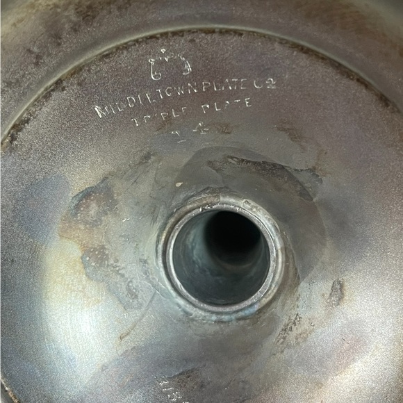 Antique Meriden B Company 5 Piece Condiment Set, Etched Glass, Spoon, 1852-1898 - Picture 9 of 16